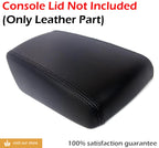 Armrest Center Console Cover for Nissan Altima (2005–2006) Black Synthetic Leather