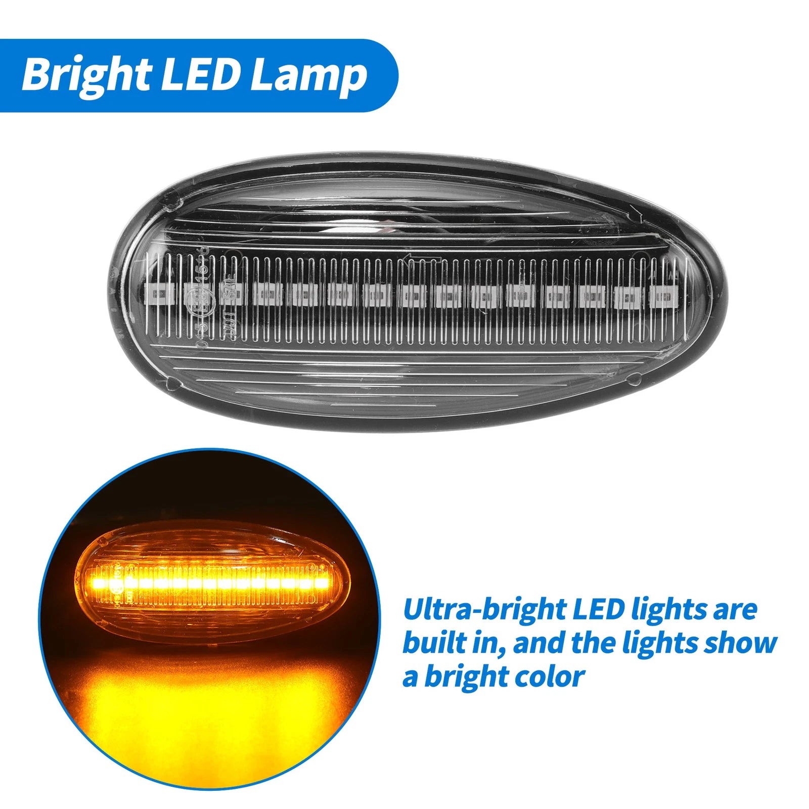 LED Side Fender Marker Light for Mitsubishi Pajero V60 (2000–2006)