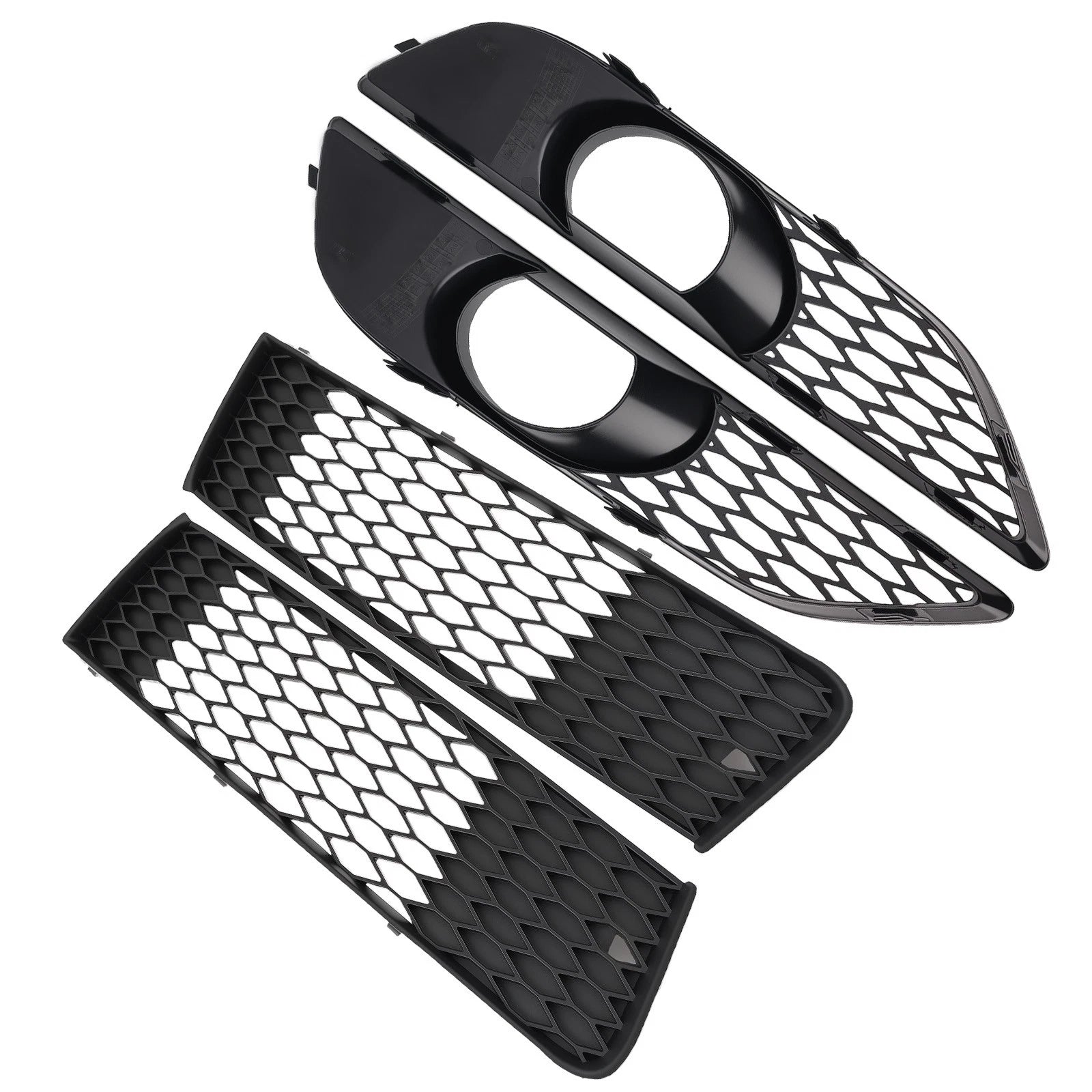 Set of 4 Front Fog Light Covers for Audi Q7 (2010–2015) 4L0807676C 4L0807675C