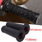 Rubber Gel Hand Grips for Yamaha YZF R1 R6 (7/8" 1")