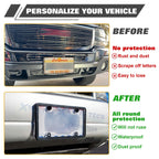 License Plate Frame Holder for Standard US Plates (Fits All) 2020-2025