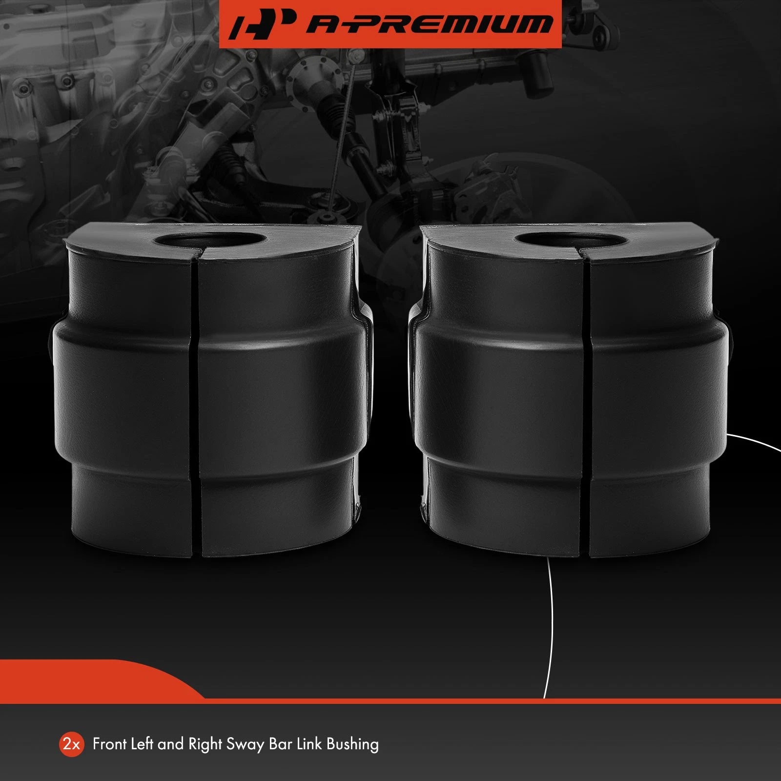 2X Front Sway Bar Bushing Kit for BMW E46 323Ci 323i 328Ci (2000)