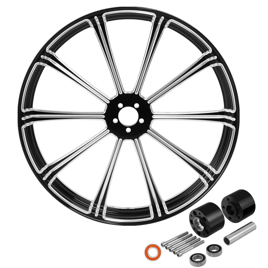 23" Front Wheel Rim for Harley Touring Glide (2008–2025) Dual Disc Hub