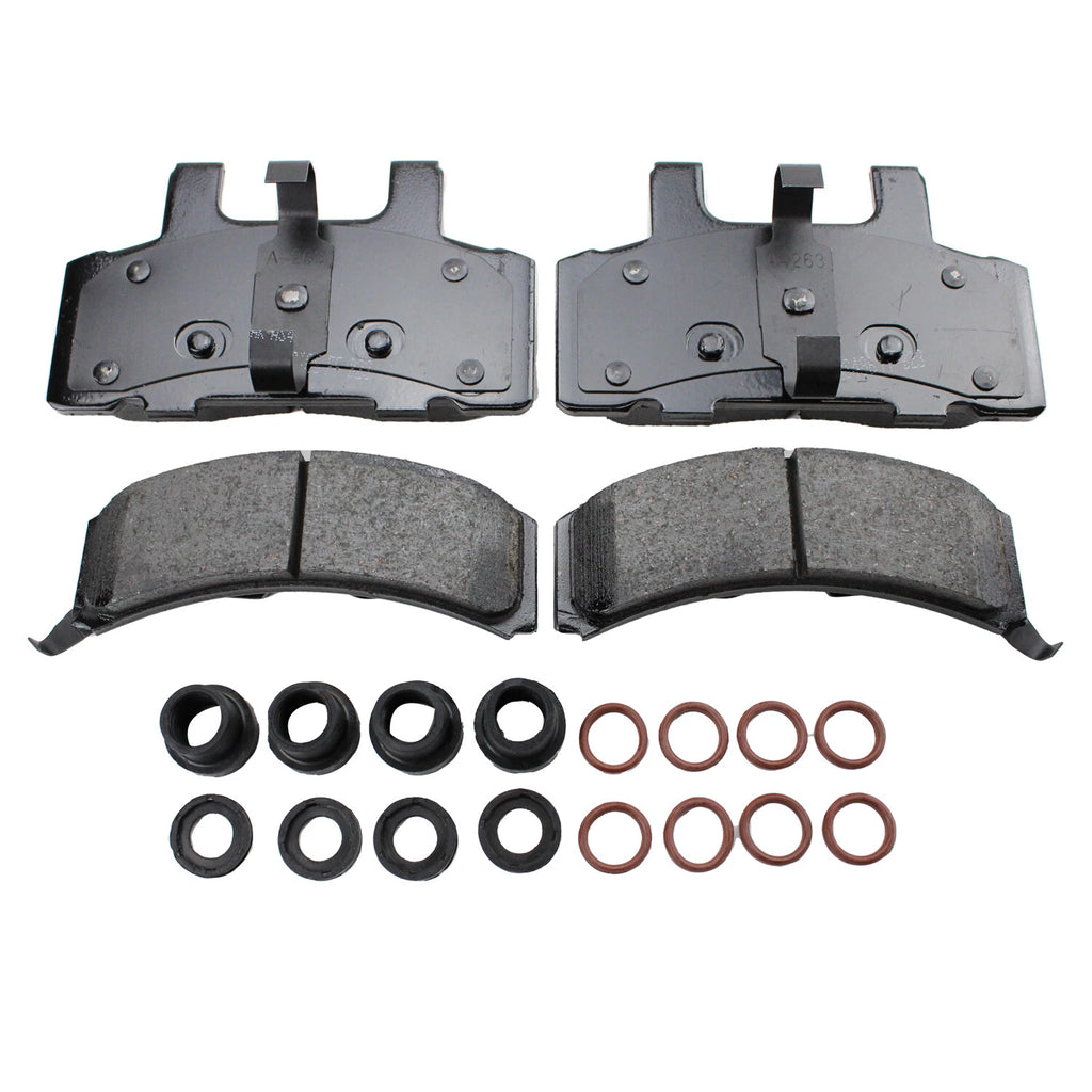 Set of 4 Akebono ProACT Front Ceramic Brake Pads for Cadillac Chevrolet Dodge GMC