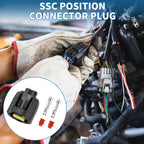 2 Pin SSC Position Connector Plug Female Wire Terminal for Toyota Lexus 