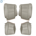 Set of 2 Perforated Leather Seat Covers for Acura RDX (2007–2012) Gray