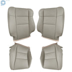 Set of 2 Perforated Leather Seat Covers for Acura RDX (2007–2012) Gray