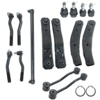 15PCS Control Arms and Tie Rods for Jeep Grand Cherokee (1999–2004)