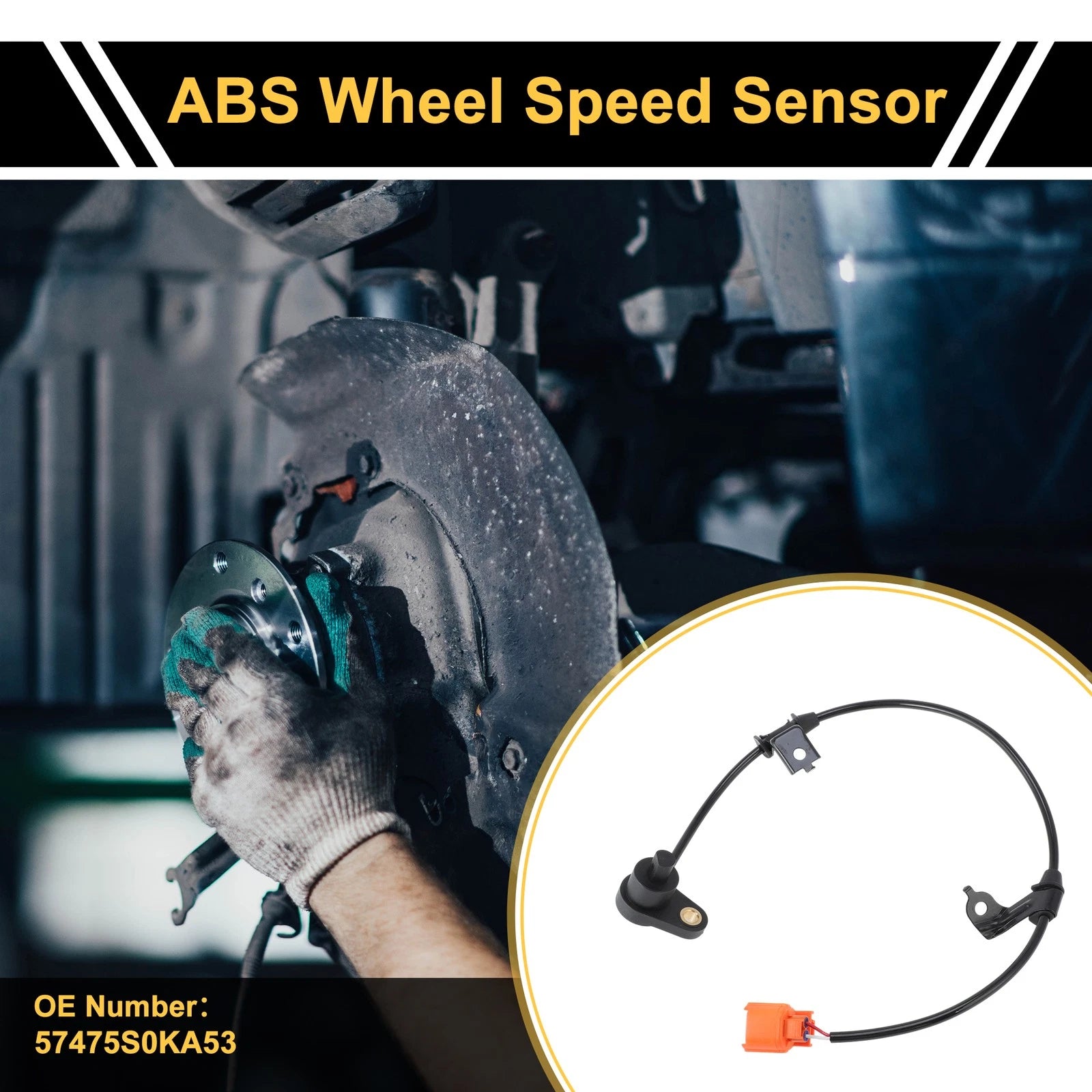 ABS Wheel Speed Sensor No. 57475S0KA53 for Honda Accord (2003–2007)