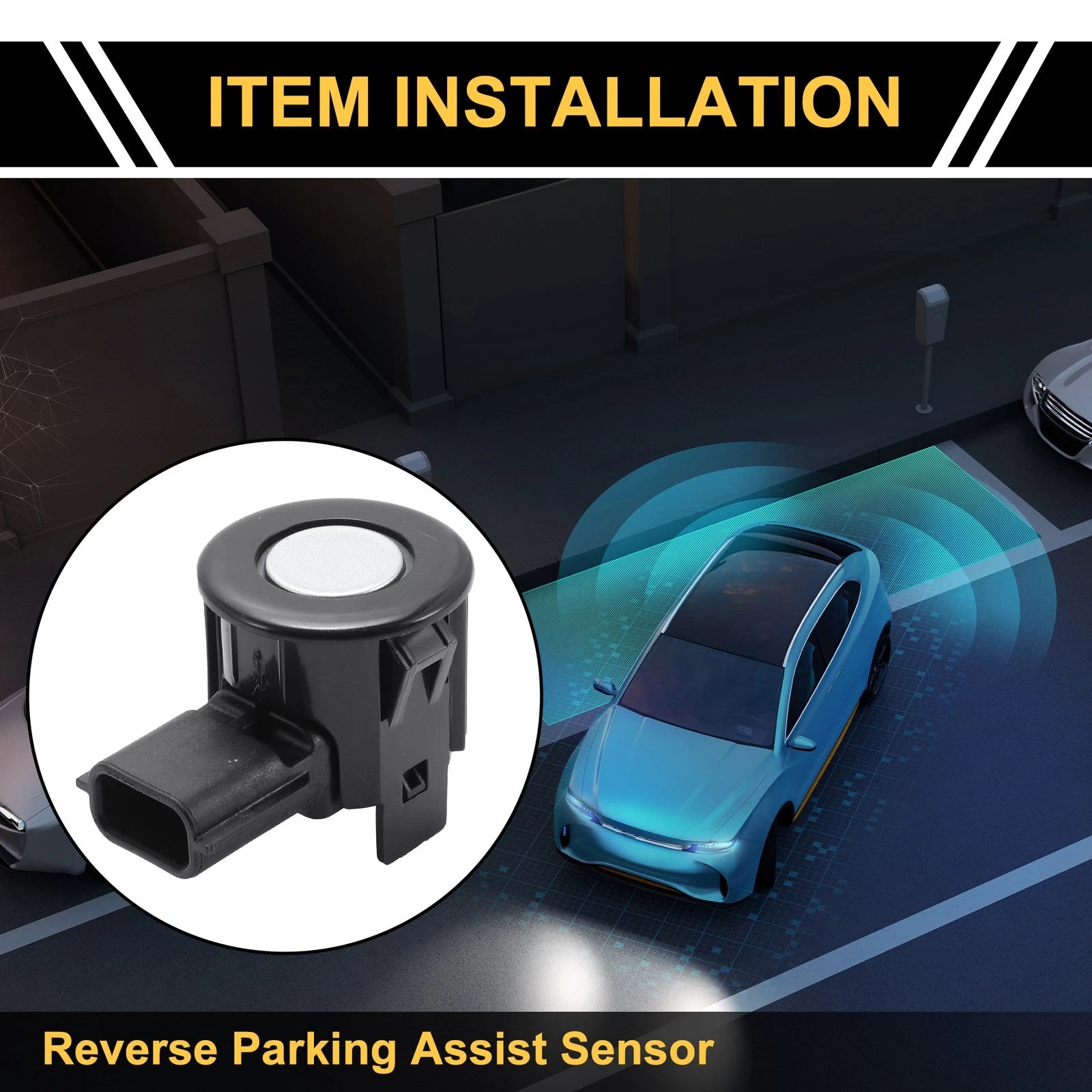 Bumper Reverse Backup Parking Sensor for Nissan Titan XD (2016–2020) No. 25994EZ01C