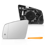 Heated Blind Spot Rear View Mirror Glass for Mercedes Benz A2468100521 (2013–2018)