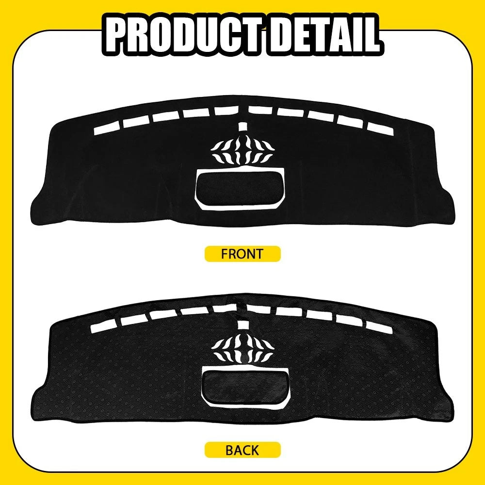 Dashboard Cover for Ford F150 (2021–2025) Black Dash Mat
