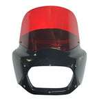 11" Red Front Fairing Windshield for Harley Softail Fat Bob 114 (2018-2024)