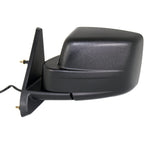 Set of 2 Power Textured Black Side Mirrors for Jeep Patriot (2007–2017)
