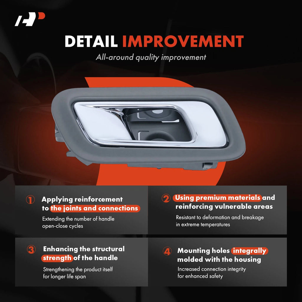 Rear Right Interior Door Handle for Ford Taurus (2010-2012)