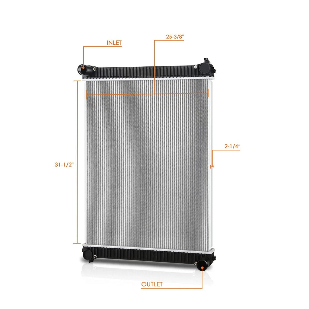 2-Row Aluminum Cooling Radiator for Sterling Truck Acterra 5500 6500 7500 (2005–2007)