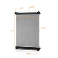 2-Row Aluminum Cooling Radiator for Sterling Truck Acterra 5500 6500 7500 (2005–2007)