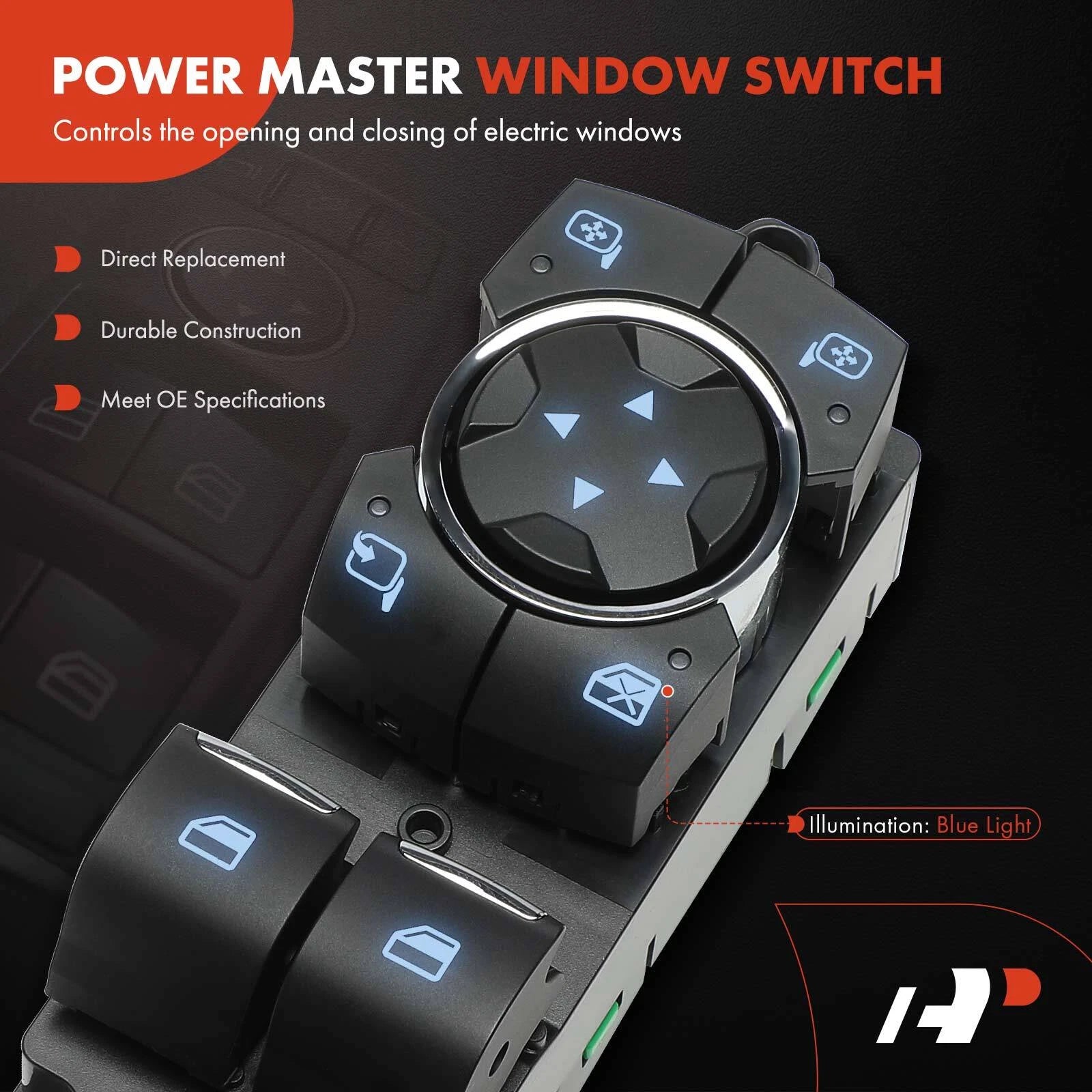 Front Left Power Window Switch for Ford Explorer (2016-2019)