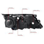 Left Driver Side Projector Headlight Lamp for Ford Fusion (2010–2012)