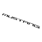 Rear Bumper Letters Inserts Black ABS Replacement for Ford Mustang (1987–1993)