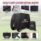 Waterproof Golf Cart Cover for Yamaha EZGO Club Car (4 Passenger)