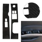 Carbon Fiber Interior Window Lift Switch Cover Trim for Nissan 350Z (2006–2009)