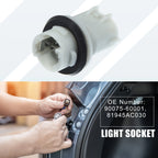 Turn Signal Light Bulb Socket Holder 90075-60001 for Toyota Camry (2007–2015)