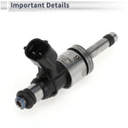 Fuel Injector No. 23209F2010 for Toyota Corolla (2020–2024) 1 Pc Black Silver Tone