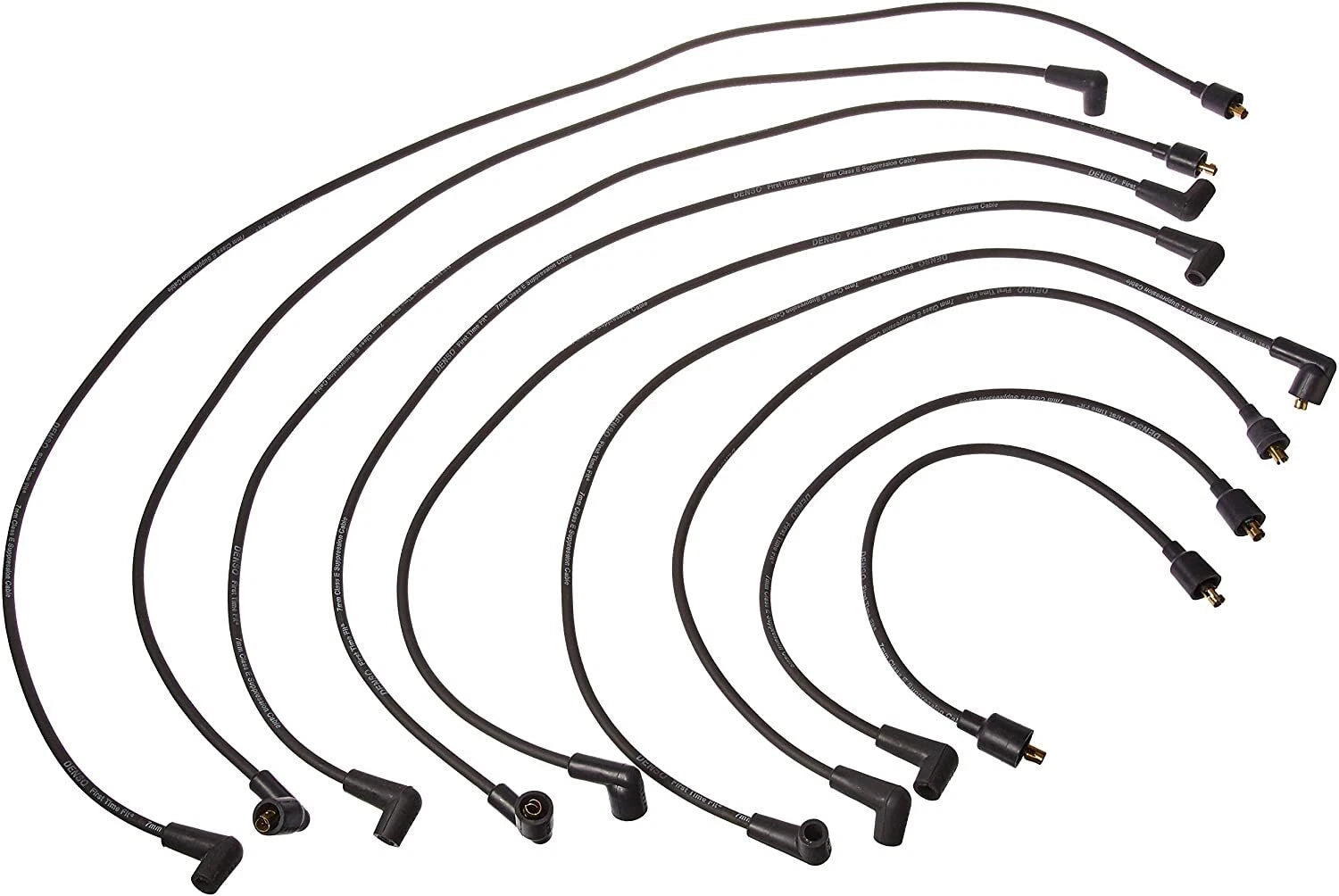 Set of 4 Spark Plug Wires for Chrysler Newport Dodge 880 Plymouth Savoy V8 (1970–1974)