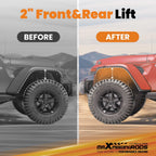 2" Front Suspension Lift Spacer Kit for Ram 1500 4WD (2012–2024)