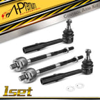 Set of 4 Inner & Outer Tie Rods for Mercedes-Benz CL600 (2007–2014)