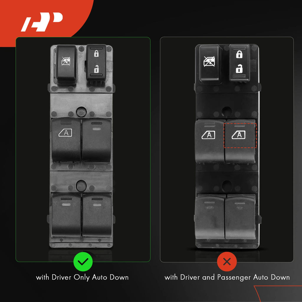 Front Left Power Window Switch for Nissan Altima (2007-2012)