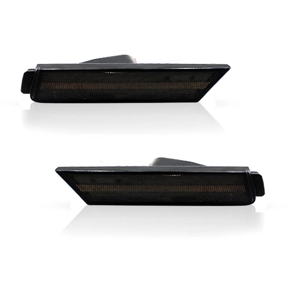 Smoked Lens Side Marker Light Bumper Housing for Chevy Camaro (2010–2015)