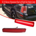 2X Red LED Rear Side Marker Lights for Mercury Mountaineer (2002–2010)