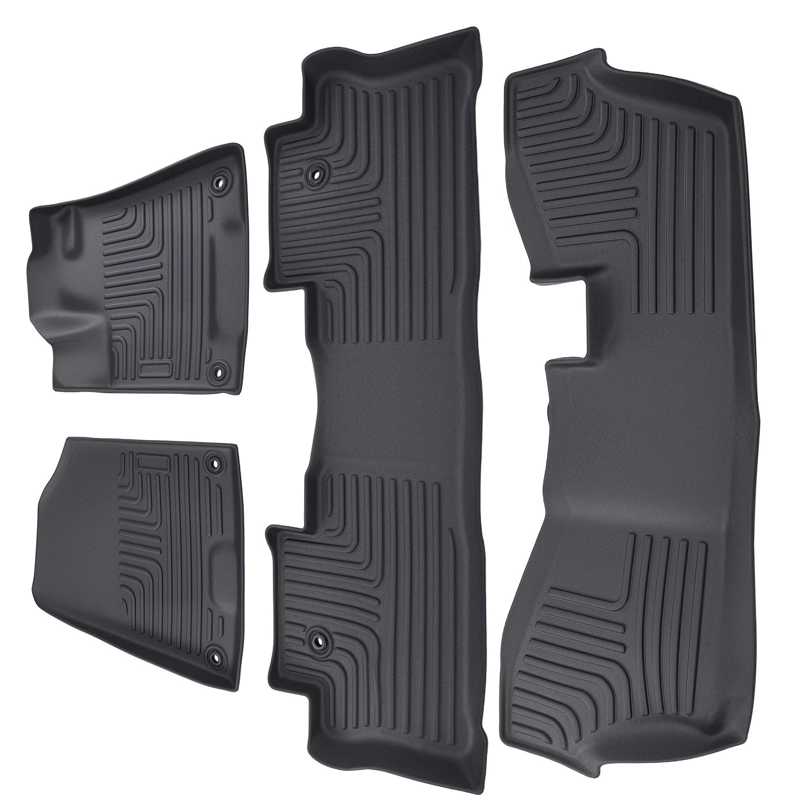 Set of 3 Custom Fit TPE Floor Mats for Honda Pilot 2016–2022