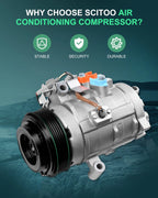 A/C Compressor w/Clutch for Toyota 4Runner 4.7L (2004–2008) CO 10572C