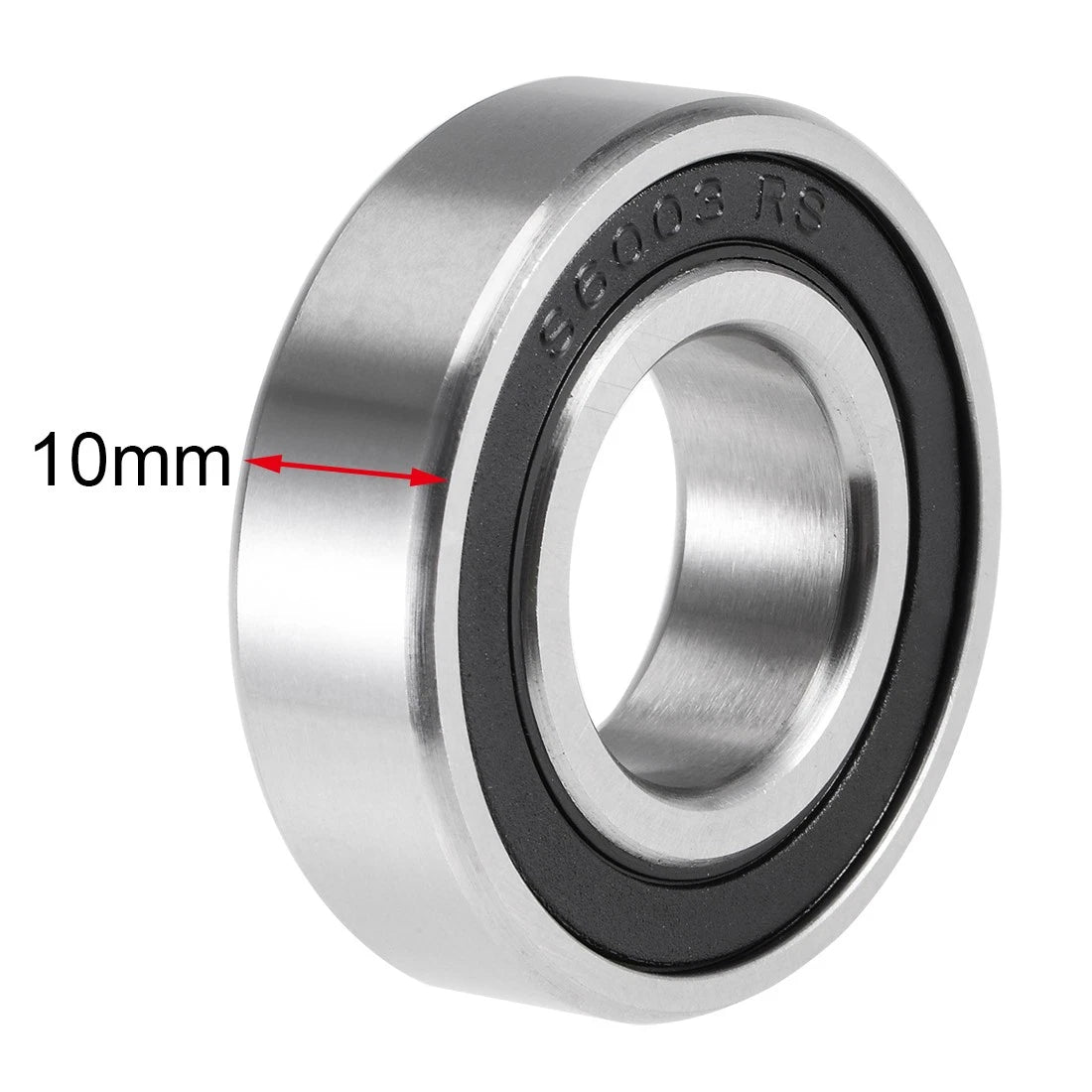 Set of 5 S6003-2RS Deep Groove Ball Bearings 17x35x10mm Double Sealed
