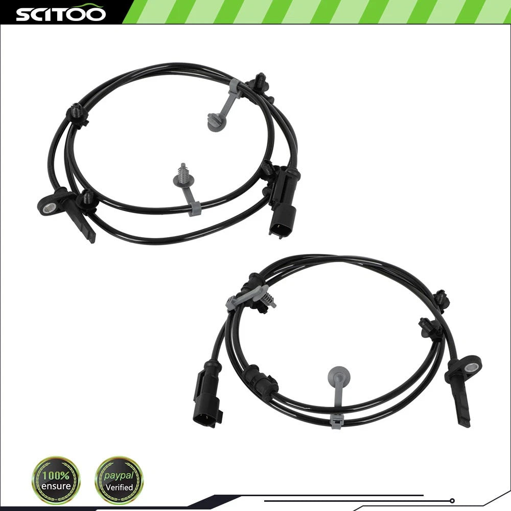 Pair of Rear ABS Wheel Speed Sensors for Ford Edge (2011–2014)