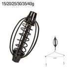 Fishing Feeder Rig Set for Carp Fishing (Cages, Hooks, Tackle Tool)