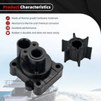 Water Pump Impeller for Yamaha 9.9 hp Outboard