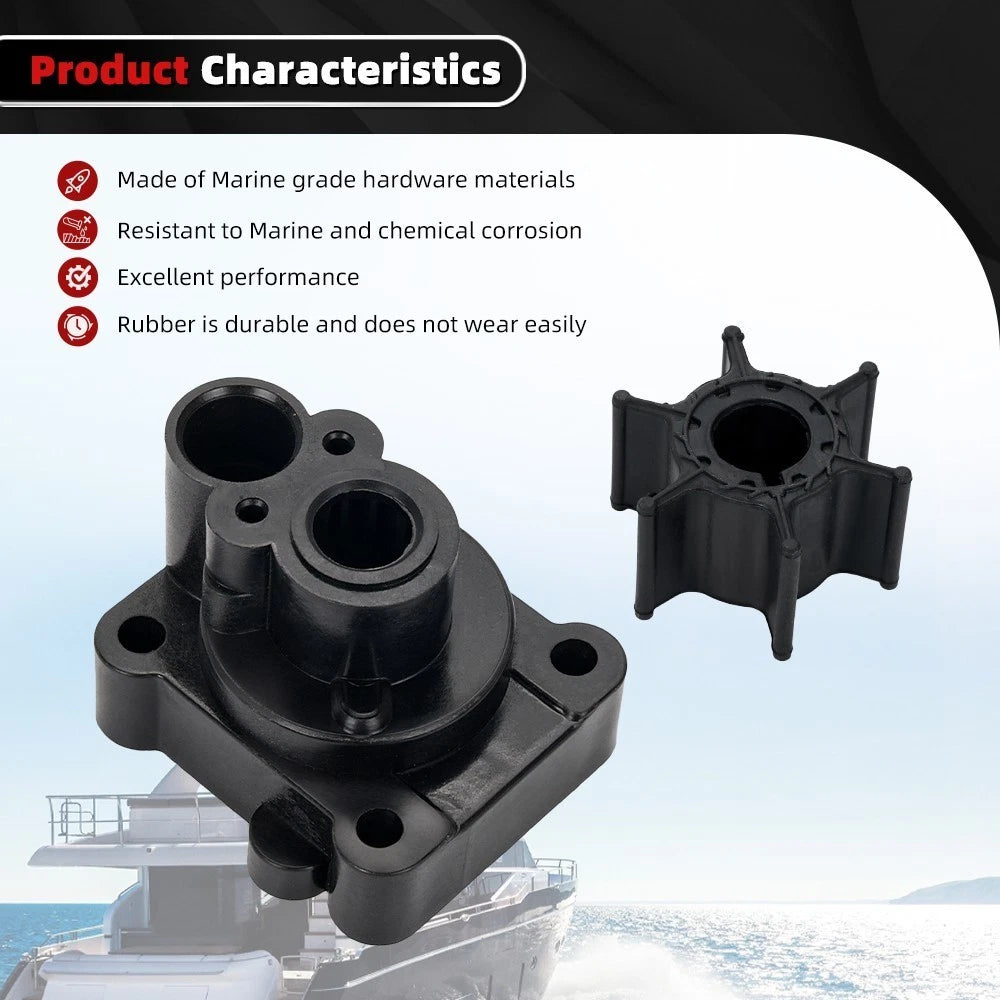 Water Pump Impeller for Yamaha 9.9 hp Outboard