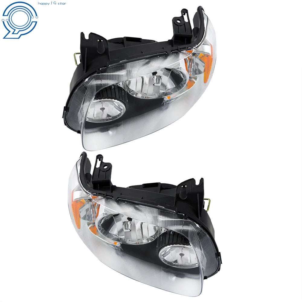 Set of 2 Halogen Headlights Assembly for Ford Escape (2005–2007)