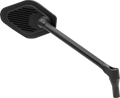 Adjustable Black Long Stem Diamond Mirror for Motorcycle (RHD)