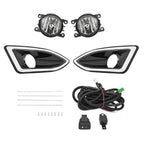 Set of 2 Fog Lights with Harness Switch Kit for Ford Edge (2015–2018)