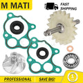 Water Pump Impeller Shaft Gear Rebuild Kit for Honda CR500R (1986–2001)