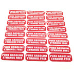 Ethanol Free Sticker for Outdoor Power Equipment (Weather Proof)