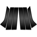6pc Carbon Fiber Pillar Post Covers for 2015-2023 Lincoln MKC