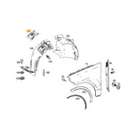 Fender Liner Access Cover for Mercedes-Benz W166 GL-Class (2007-2012)