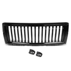 Glossy Vertical Slat Front Hood Bumper Grille for Chevy Silverado 1500 (2014–2015)