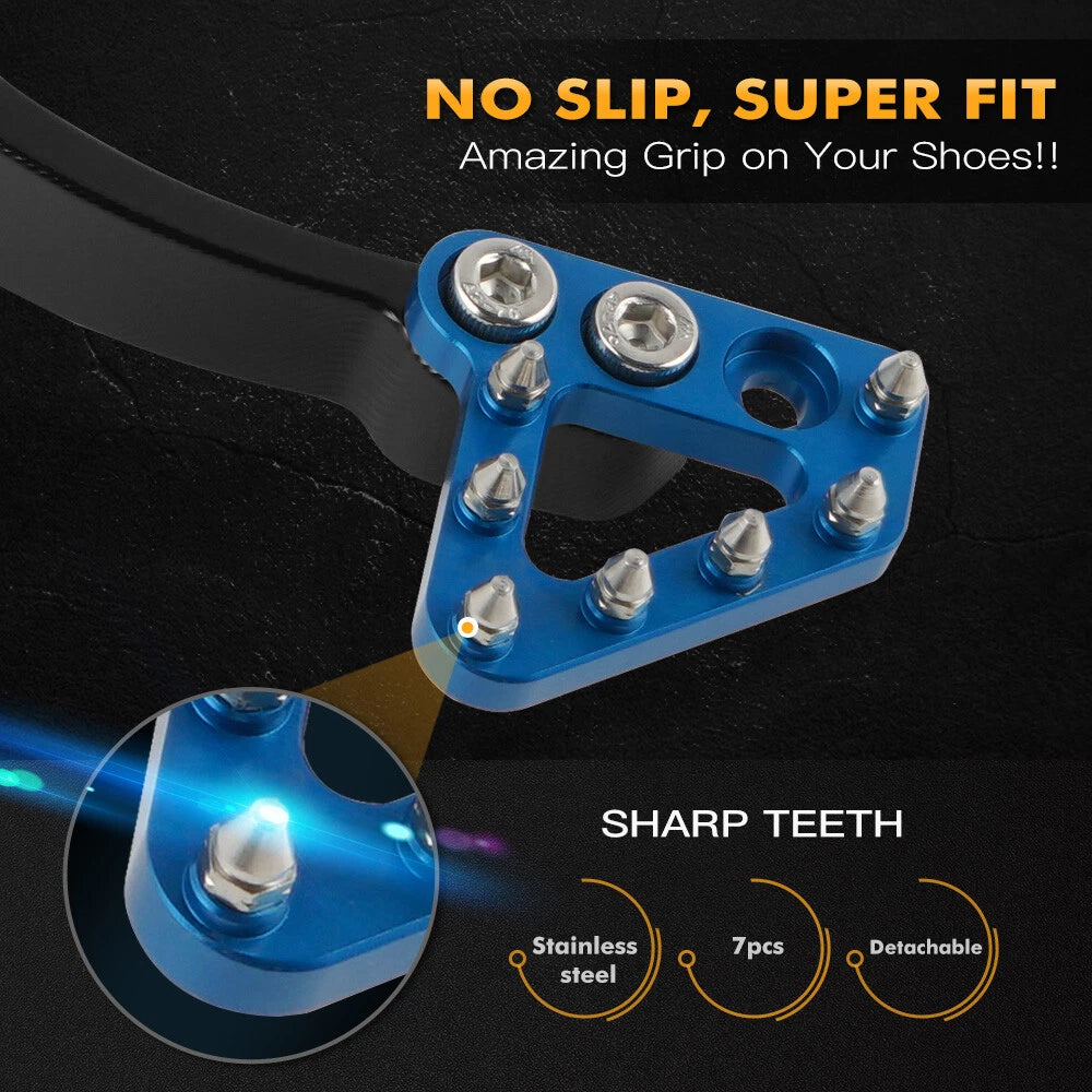 CNC Rear Foot Brake Pedal Pad Lever for Husqvarna 701 Supermoto (2016–2019)